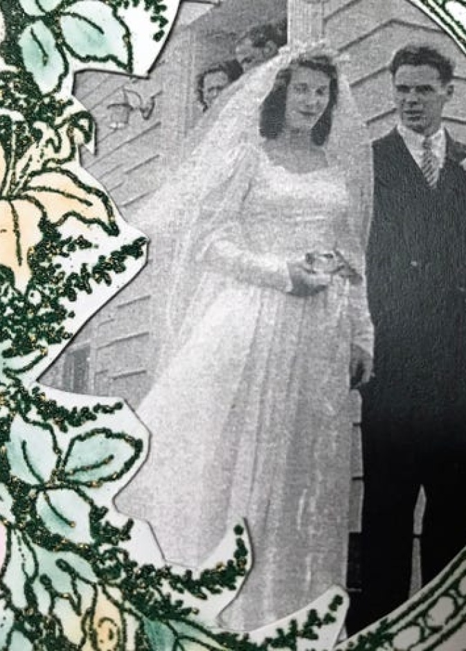 مظلة ألمانية تتحول إلى فستان زفاف