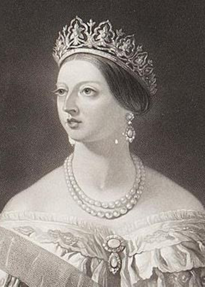 الملكة فيكتوريا تتألق بتاج The Oriental Circlet