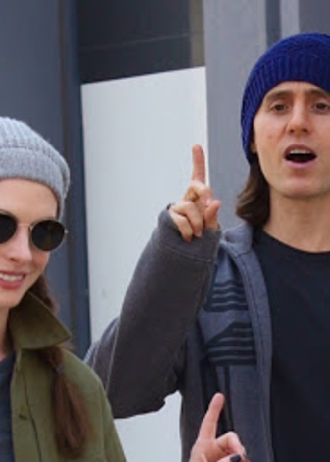 آن هاثاواي و جاريد ليتو  