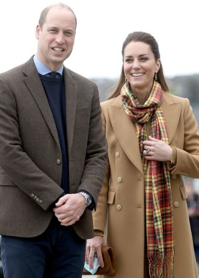 بالصور وليام وكيت يزوران جزر أركاني