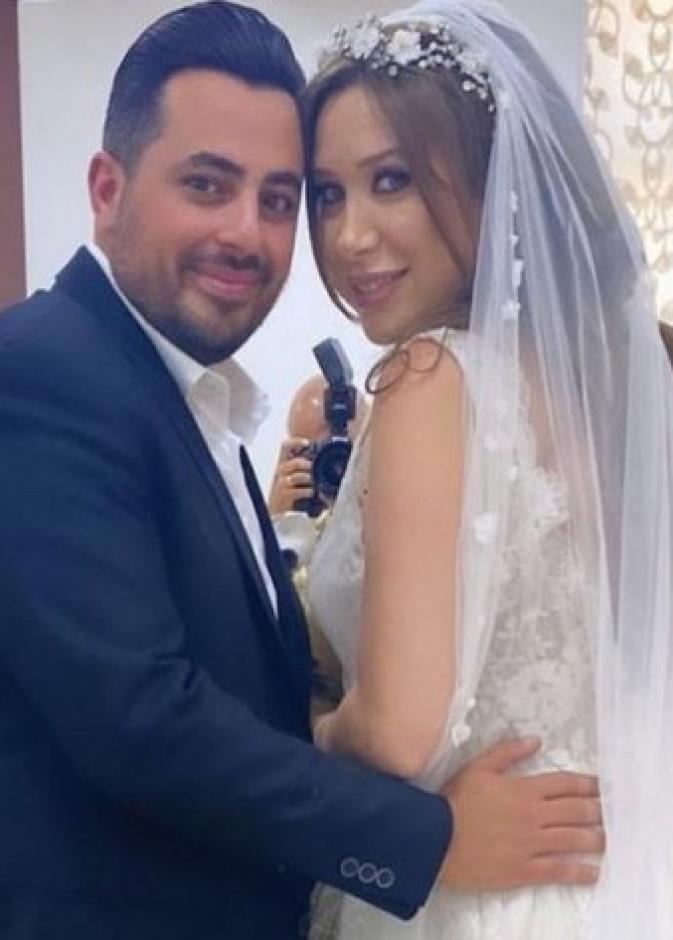  سابين في حفل زفافها