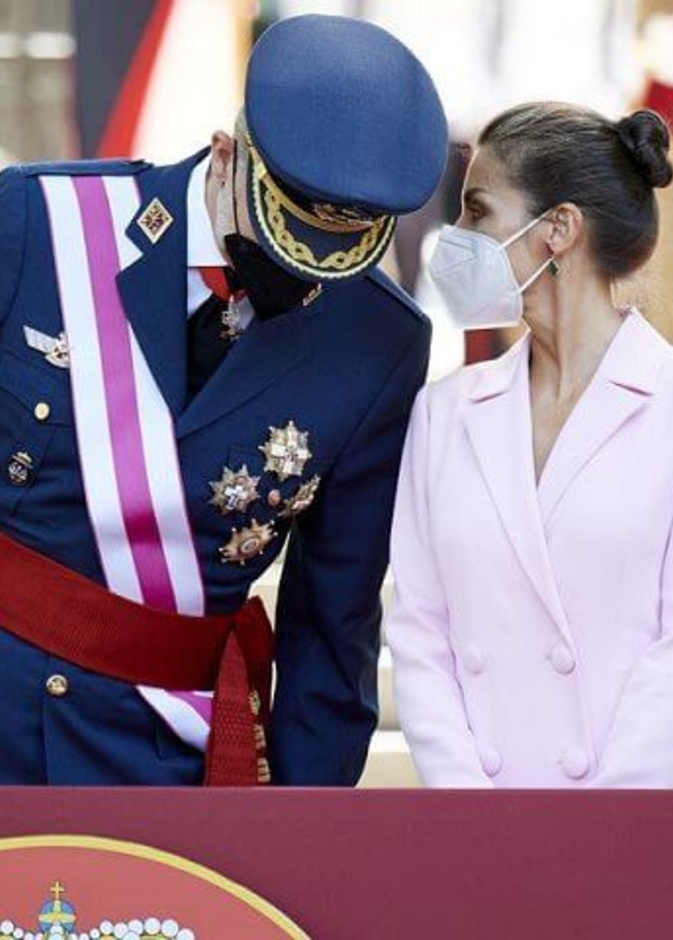 الملكة ليتيزيا في يوم القوات المسلحة