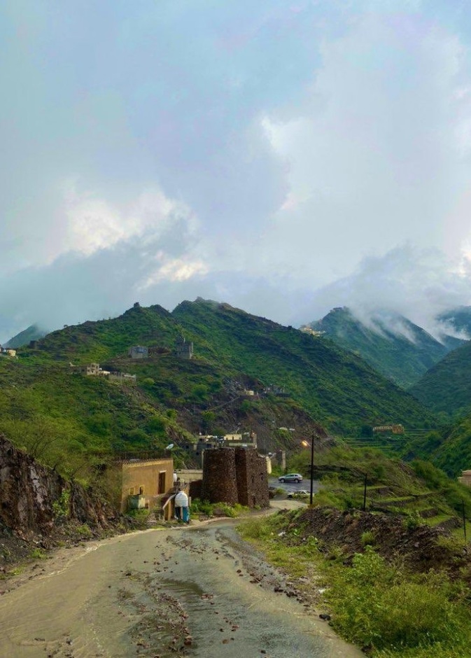 قرية قيار الأثرية، محافظة الداير بني مالك - تصوير حسن المالكي