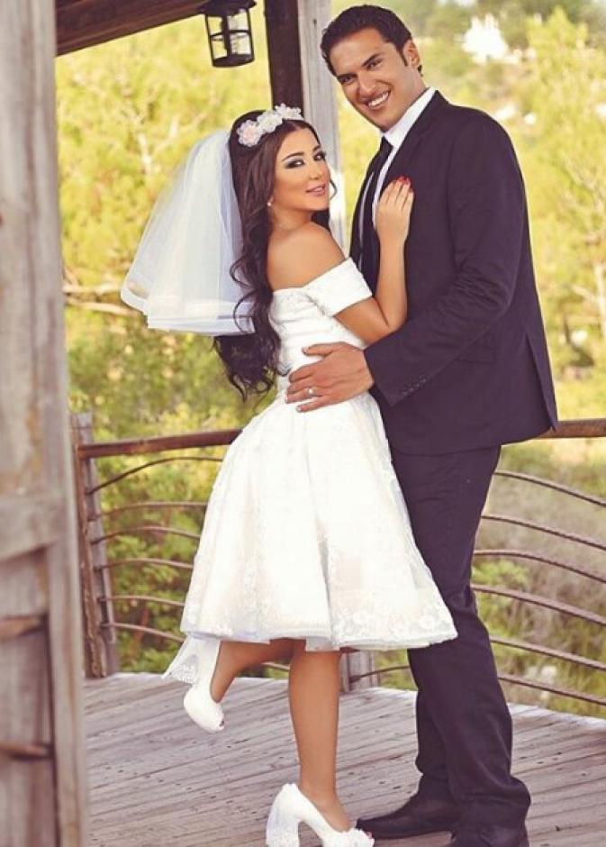  اياد ابراهيم تزوج من جيهان عبد العظيم من دون اقامة حفل زفاف