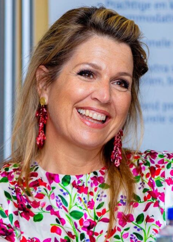 الملكة ماكسيما تزور مجمع Zuiderpark الرياضي في لاهاي