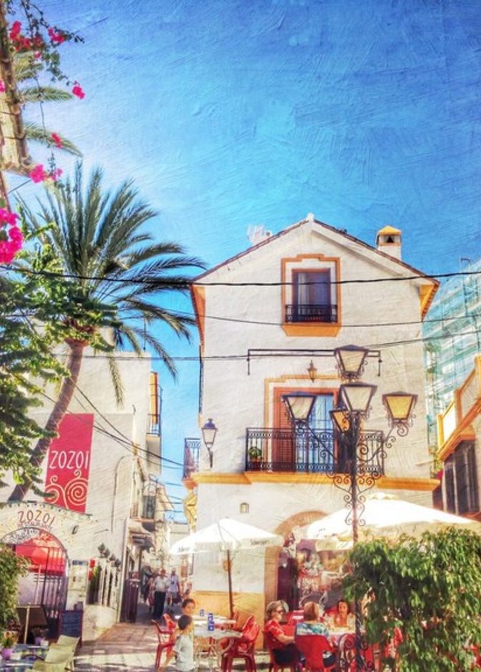  منطقة البلدة القديمة في ماربيا casco antiguo