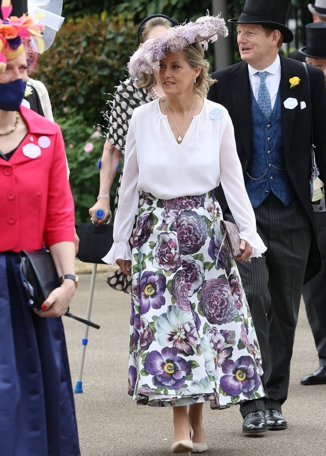صور اجمل اطلالات صوفي كونتيسة وسكس في حفل Royal Ascot 2021