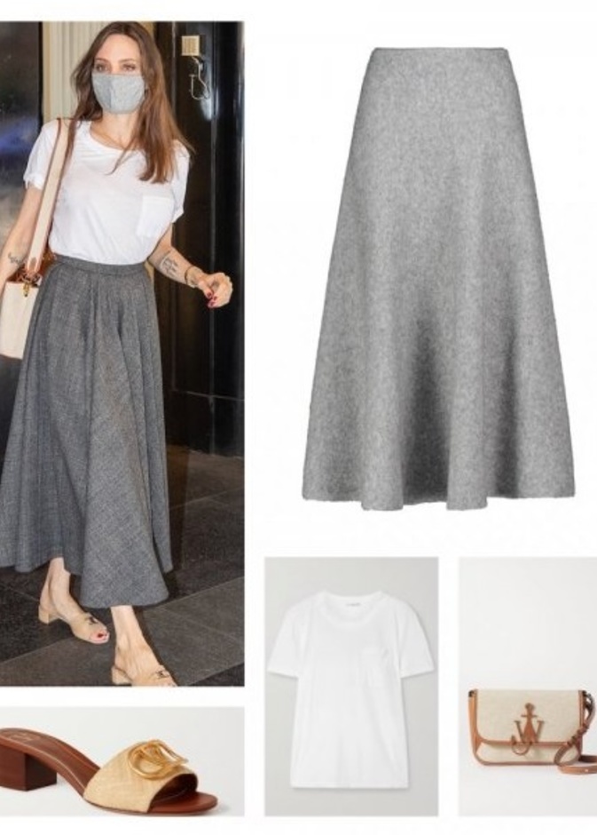 أنجلينا جولي بأحدث اطلالاتها بأسلوب كلاسيكي بسيط