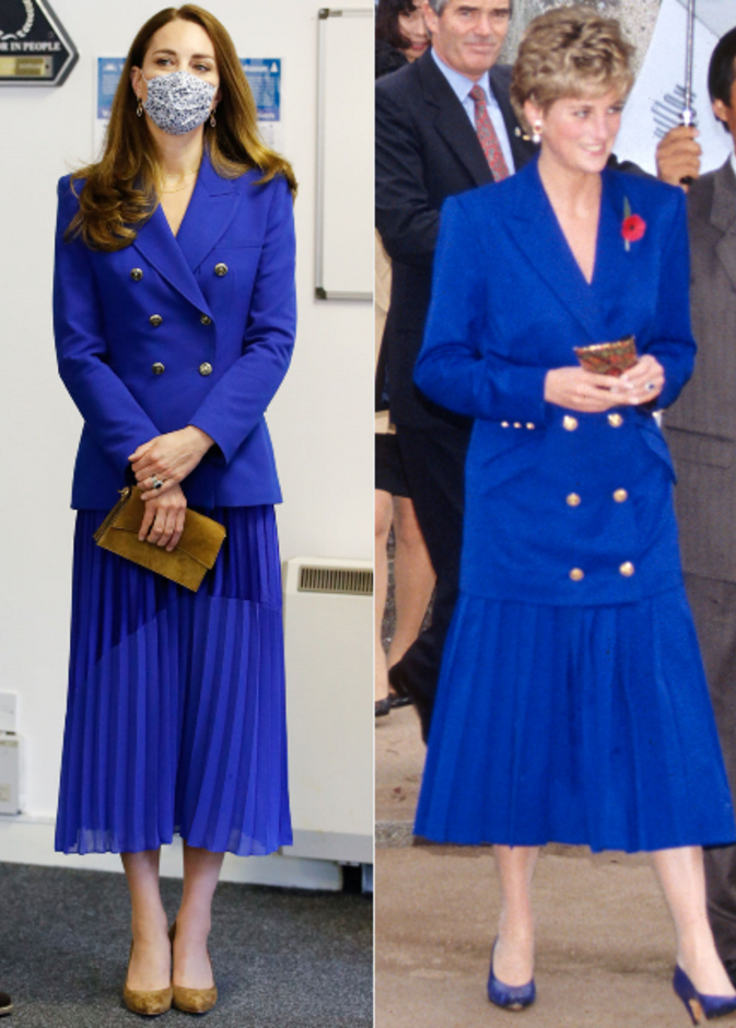 لوك كيت ميدلتون جاء مشابهاً إلى حد كبير لإحدى إطلالات الأميرة ديانا في ستبتمر العام 1992