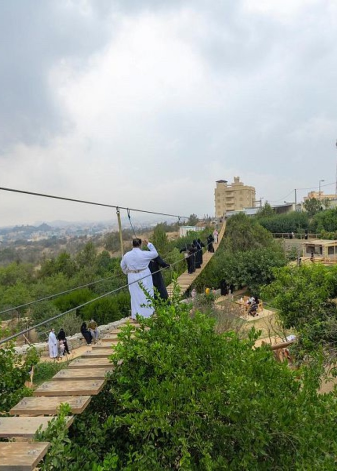 حديقة الجسر النباتية الخلابة.. تجربة ساحرة وسط أحضان الطبيعة بالسعودية- المصدر وكالة الأنباء السعودية 