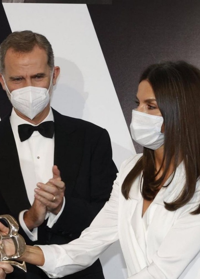 ملك وملكة إسبانيا في الحفل 101 لتوزيع جوائز الصحافة الدولية ABC- من حساب royals_.family2