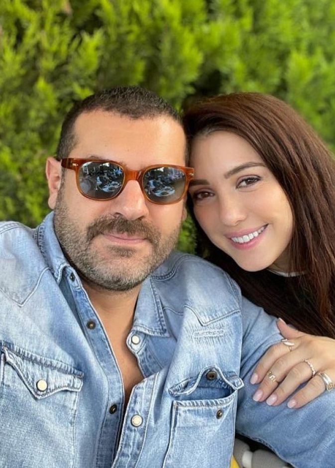  عمرو يوسف مع كندة علوش- انتسغرام عمرو يوسف