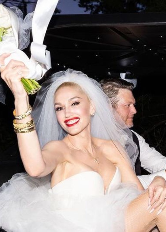 زواج بليك شيلتون وجوين ستيفاني في أوكلاهوما