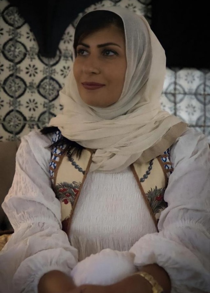 المصممة مي أبو الفرج - المصدر وزارة الثقافة 