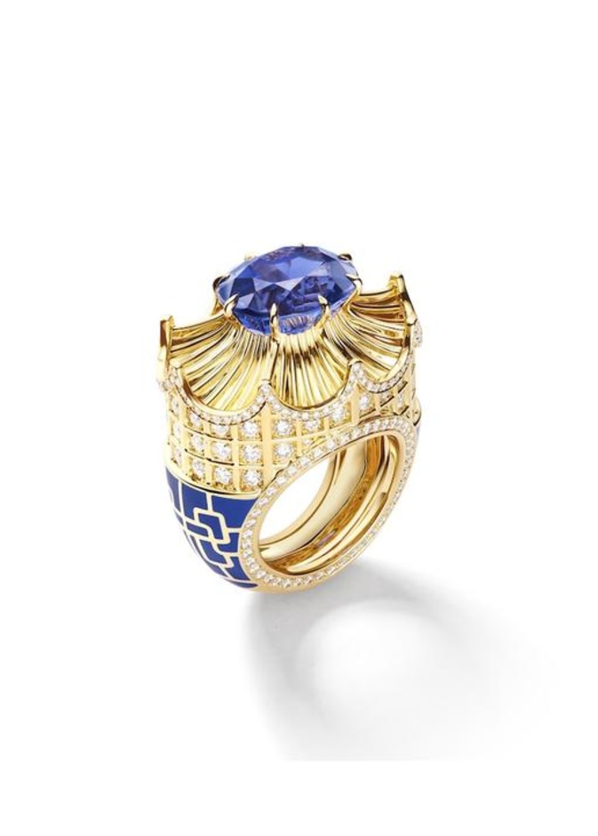  خواتم مرصعة بحجر التنزانيت لعروس عيد الاضحي 2021 من دار Chaumet