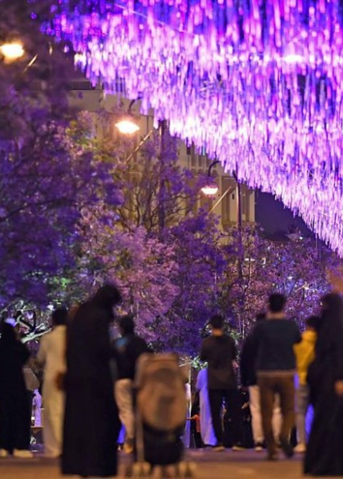 شارع الفن بأبها.. كرنفال من الألوان ووجهة مثالية للعائلات- المصدر وكالة الأنباء السعودية 