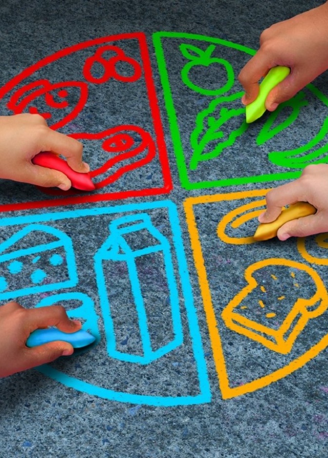 نظام غذائي صحي للاطفال من عمر سنة الى 3 سنوات