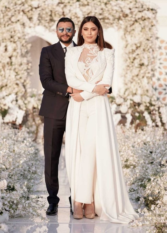 هاجر احمد وعريسها