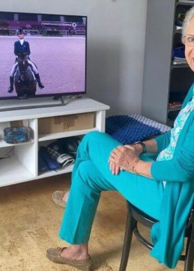 الأميرة بينديكت تتابع منافسات ألعاب طوكيو عن بعد