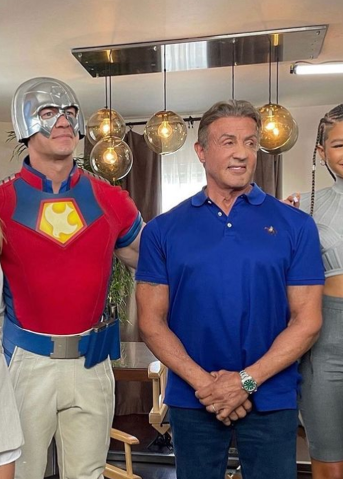 أبطال The Suicide Squad -  الصورة من حساب جون سينا على انستجرام