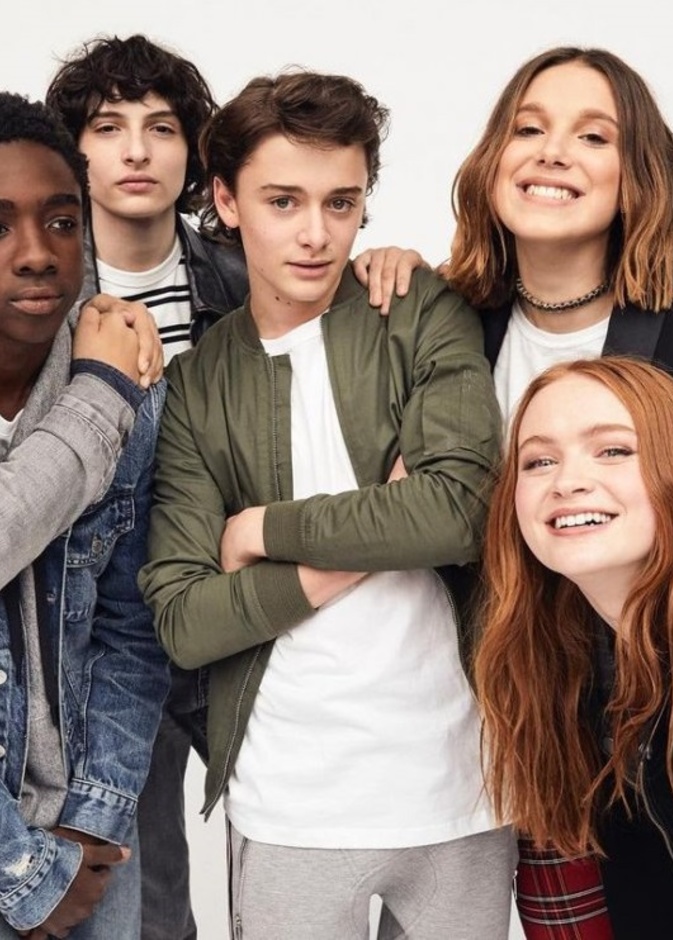 الصورة من حساب مسلسل stranger things على إنستجرام