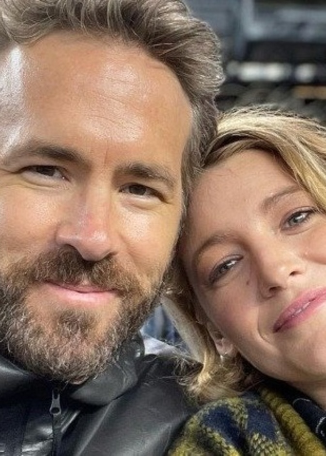 ريان رينولدز وزوجته بليك ليفلي_ الصورة من حساب ريان رينولدز على إنستجرام