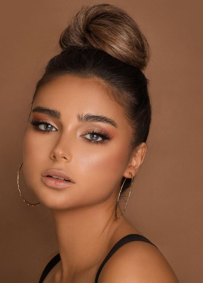  مكياج مشمشي لصاحبات البشرة السمراء من خبيرة المكياج ابرار الخاتم