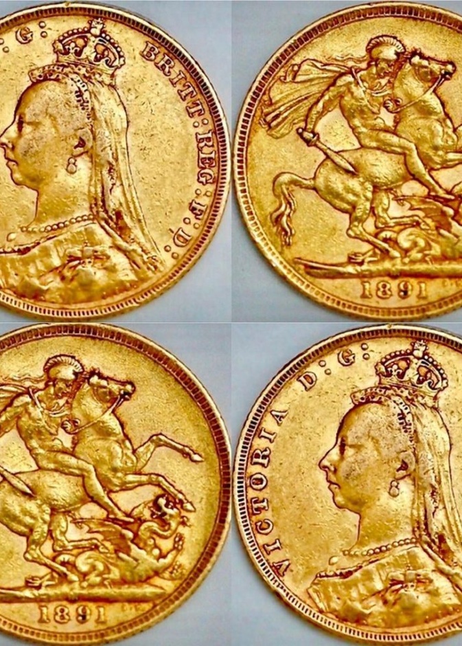 عملة معدنية نادرة تحمل صورة الملكة فيكتوريا تعرض للبيع في مزاد علني