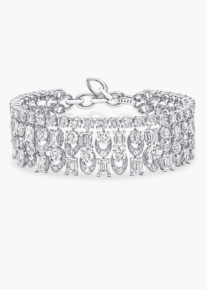  موديلات اساور عريضة من الذهب من دار Graff 