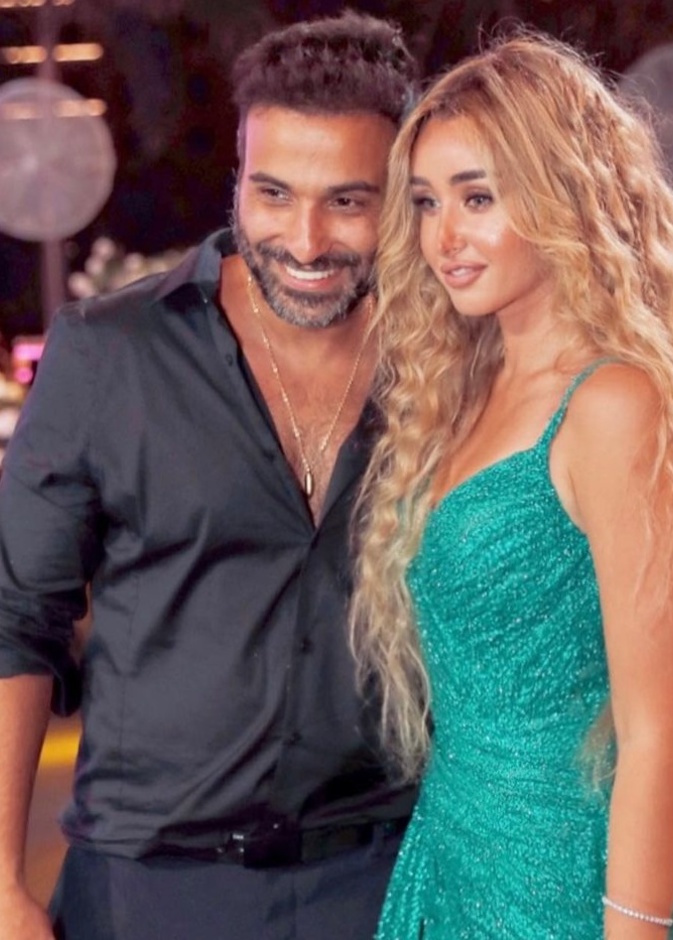 هنا الزاهد وزوجها احمد فهمي 