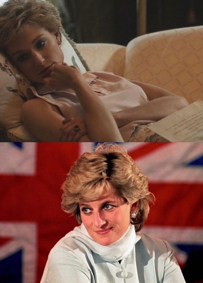 اليزابيث ديبيكي في دور الأميرة ديانا