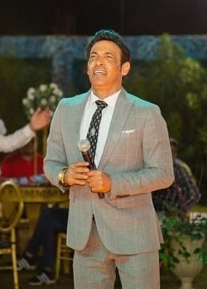 سعد الصغير في إحدى حفلاته 