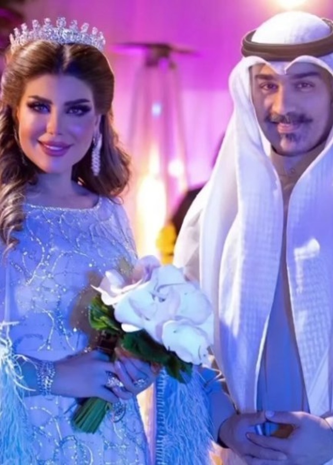 الهام الفضالة وشهاب جوهر.. الصورة من الحساب الرسمي لالهام الفضالة على انستجرام 