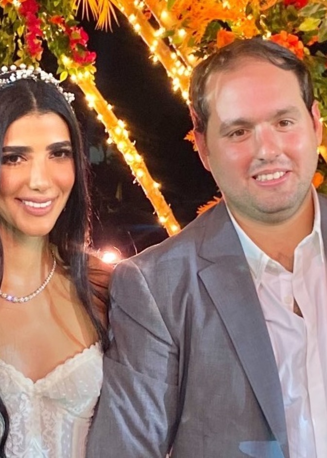 ريم سامي وخطيبها 