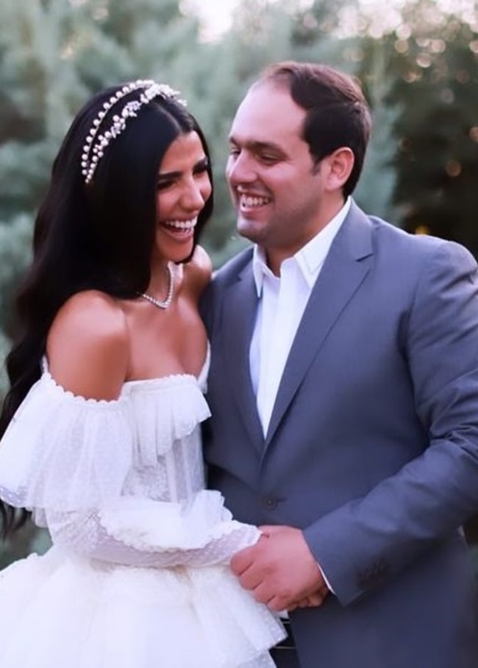 ريم سامي وخطيبها 