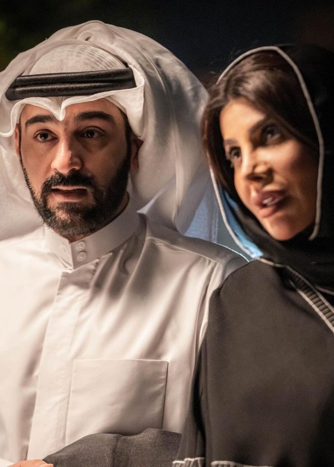 شهاب جوهر وإلهام الفضالة في مسلسل "من بعدي الطوفان"