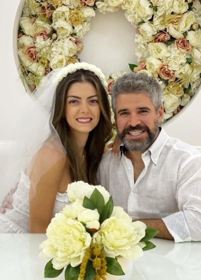 نبيل عجرم وزوجته