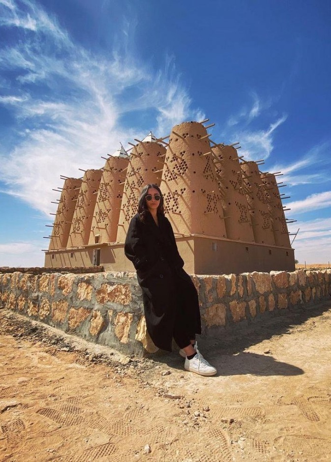 المملكة في قلب لينا ملائكة - المصدر صفحة لينا ملائكة على انستجرام 