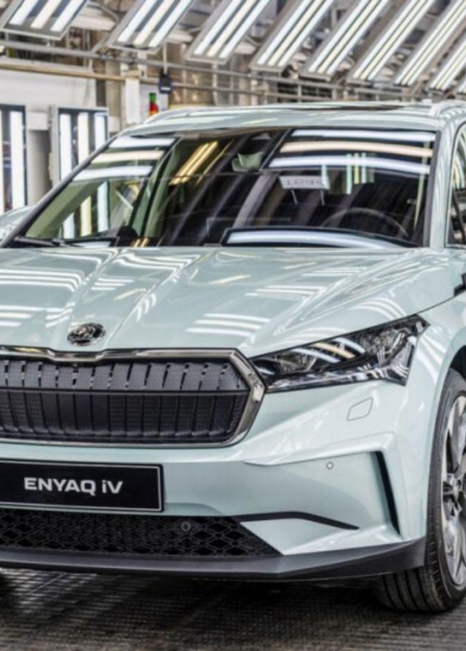 سكودا تعلن إنتاج 100 ألف سيارة تحتوي مجموعة نقل كهربائية
