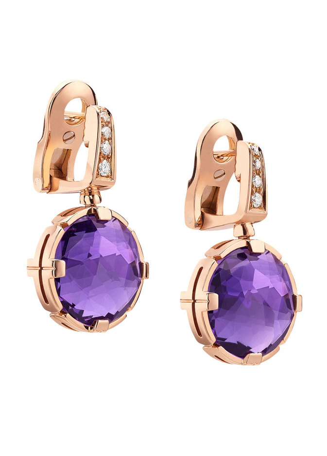  مجوهرات ناعمة للعروس باللون البنفسجي من دار Bvlgari