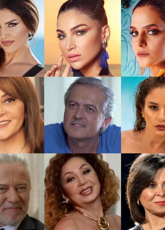  النجوم سولاف وصبا مبارك وايتن عامر في مسلسل واحد