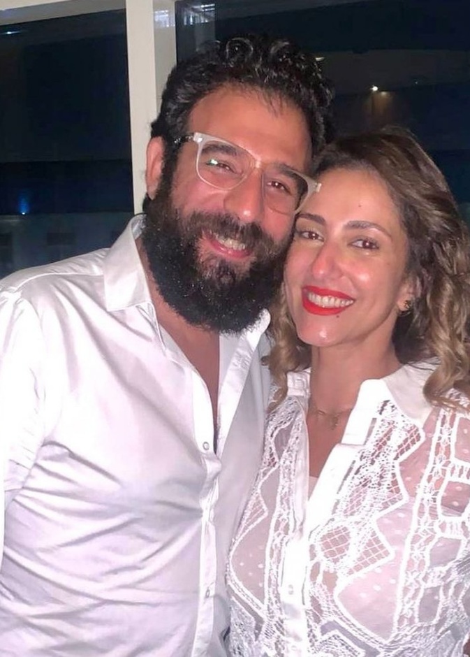 حنان مطاوع وزوجها
