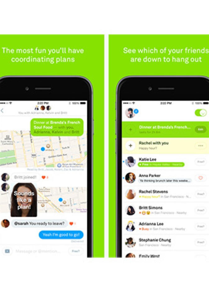 Free تطبيق يخبر أصدقاءك بأن لديك وقت فراغ للذهاب معهم