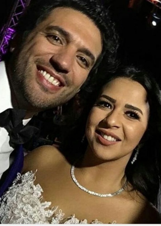 حسن الرداد وعروسه إيمي سمير غانم