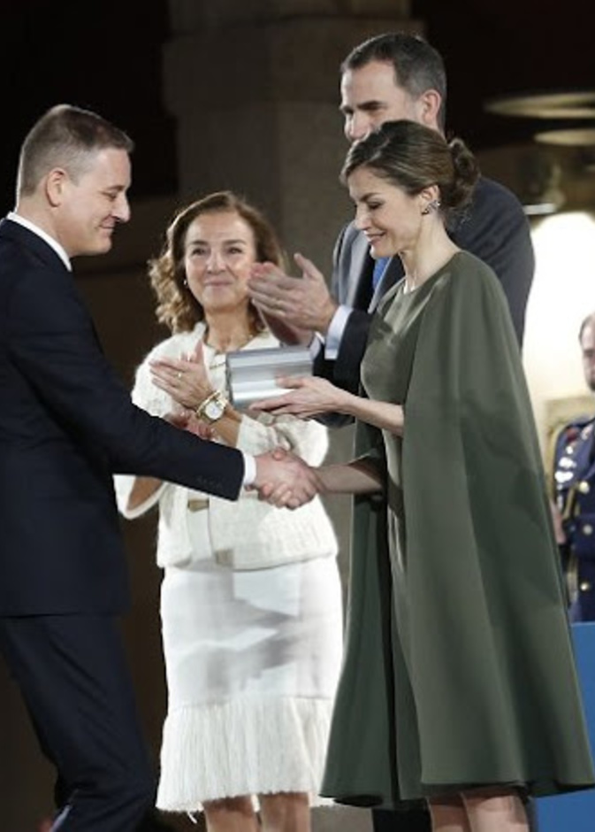 الملك فيليب والملكة ليتيزيا في حفل الابتكار والتصميم لعام 2016