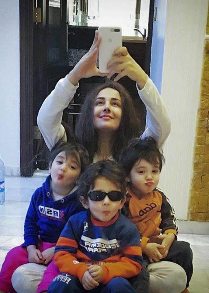 كندة حنا واولادها