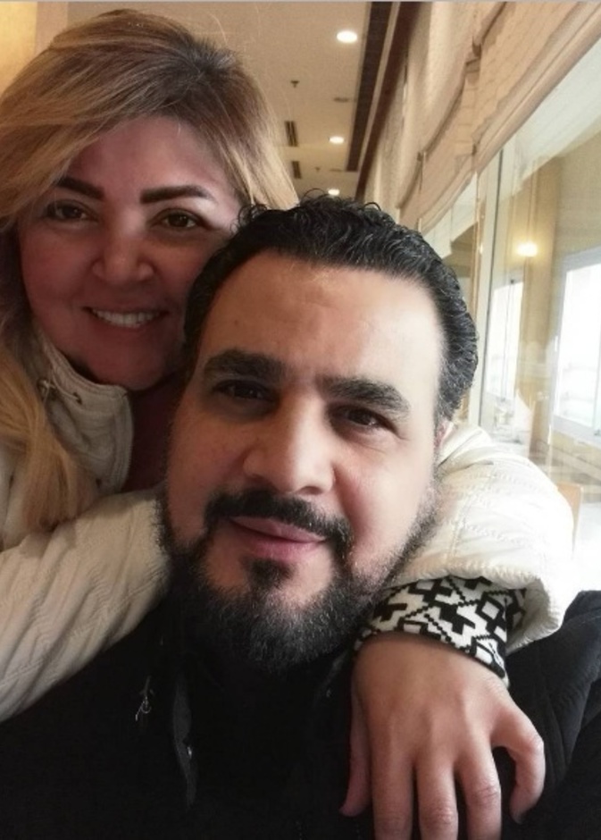 مها احمد وزوجها