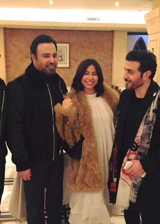 شيرين عبد الوهاب في حفل عشاء روتانا