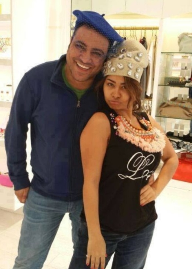 شيرين عبد الوهاب وشقيقها محمد