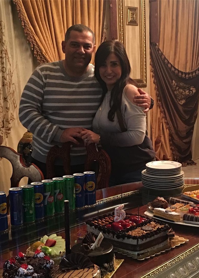 أمل رزق وزوجها